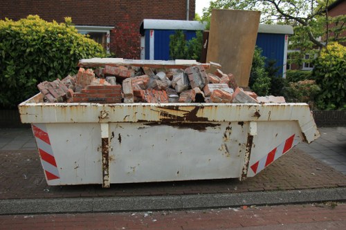 Professional office clearance team in Sudbury removing furniture